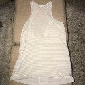 White lulu tank top